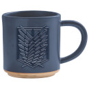 Attack On Titan Scouts Logo Blue Clay Mug