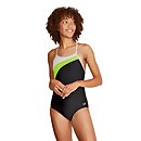 Colorblock Flyer One Piece - Black White Lime | Size 26