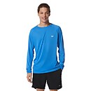 Easy Solid Long Sleeve Swim T-shirt - Palace Blue | Size 2XL