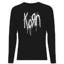 Korn Splatter Men's Long Sleeve T-Shirt - Black