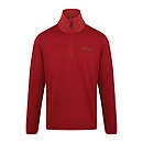 Men's Keppla Fleece Half Zip Dark Red - XS Men's Keppla Fleece Half Zip Dark Red - XS