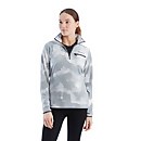 Navala Half Zip Fleece für Damen Hellgrau/Weiß - 8 Navala Half Zip Fleece für Damen Hellgrau/Weiß - 8