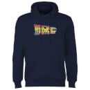 Back to the future Classic Logo Hoodie - Navy