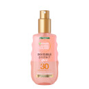 Garnier Ambre Solaire Invisible Protect Glow Transparent SPF30 Sun Cream Spray - Watermelon 150ml Garnier Ambre Solaire Invisible Protect Glow Transparent SPF30 Sun Cream Spray - Watermelon 150ml