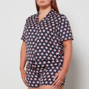 Tommy Hilfiger Women's Star Lace PJ Shirt Curve - Offset Star - XXL