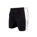 Mens Panelled Tactic Short in Black-3XL