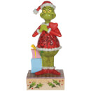 The Grinch Dr.Seuss by Jim Shore Happy Grinch with Blinking Heart Figurine