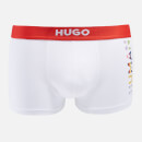 HUGO Bodywear Men's Pride Trunks - White - XXL