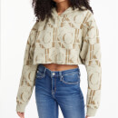 Calvin Klein Jeans Logo-Print Cotton-Blend Jersey Zip-Up Hoodie - XL
