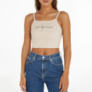 Calvin Klein Jeans Logo Embroidery Terry Vest Top - XL