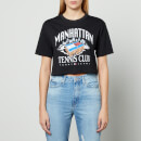 Tommy Jeans Cotton-Jersey Cropped T-Shirt - L