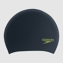 SPEEDO LONG HAIR CAP JU BLACK/GREEN - ONE SIZE