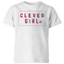 Jurassic Park Clever Girl Kids' T-Shirt - White