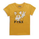 Sonic The Hedgehog Tails Katakana Women's T-Shirt - Mustard