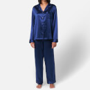 ESPA Freya Silk Pyjamas - Midnight Blue - S