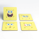 Spongebob Squarepants Spongebob Faces Coaster Set