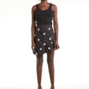 Never Fully Dressed Women's Black Daisy Mini Skirt - Black - UK 6