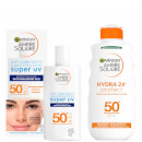 Garnier Ambre Solaire Face and Body SPF50 Bundle