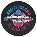 Jaws Amity Island Surf Round Bath Mat
