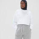 MP Women's Composure Cropped Sweatshirt - White - XXS