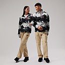Unisex Prism Print Trango Half-zip Fleece Grey/Black - XL Unisex Prism Print Trango Half-zip Fleece Grey/Black - XL