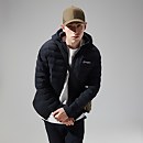 Men's Theran Hybrid Hooded Jacket Black - XL