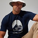 Edale Mtn Short Sleeve T-Shirt für Herren Dunkelblau - M