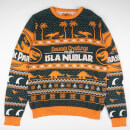 Jurassic Park Seasons Greetings from Isla Nublar Knitted Christmas Jumper