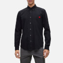 HUGO Evito Cotton-Canvas Shirt - S