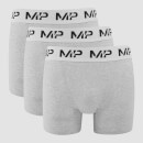 MP Men's Boxers (3 Pack) Grey Marl/White - XXS