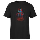Stranger Things Characters Composition Unisex T-Shirt - Black