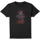 Stranger Things Characters Composition Unisex T-Shirt - Black