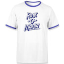 Stranger Things Rink-O-Mania Unisex Ringer T-Shirt - White/Blue