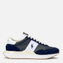 Polo Ralph Lauren Train 89 Suede, Mesh and Faux Leather Trainers - UK 8