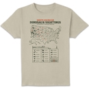 Jurassic World Dinosaur Sightings Men's T-Shirt - Cream Jurassic World Dinosaur Sightings Men's T-Shirt - Cream
