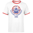 Top Gun Volleyball Tournament Unisex Ringer T-Shirt - White/Red