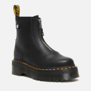 Dr. Martens Jetta Zip Front Leather Boots - UK 3