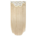 LullaBellz Super Thick 22" 5 Piece Straight Clip In Extensions Light Blonde