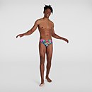 Slip de bain Homme Escape 5 cm bleu/rouge - 40 Slip de bain Homme Escape 5 cm bleu/rouge - 40