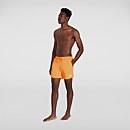 Bañador corto Essentials de 41 cm para hombre, naranja - XL