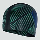 Adult Reversible Moulded Silicone Cap Black/Blue - ONE SIZE Adult Reversible Moulded Silicone Cap Black/Blue - ONE SIZE