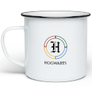 Harry Potter Hogwarts Crest Enamel Mug - White