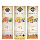 Paquete de 3 esprays de vitaminas Organics
