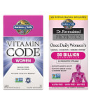 Pacchetto vitamine e salute dell'intestino donna