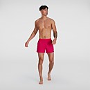 Pantalones cortos de natación ajustados de 33 cm para hombre, Rojo - XL