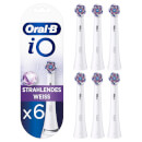Oral B iO Radiant White Toothbrush Heads - Pack of 6 Counts