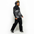 Men's Black Paisley Original Pro Snow Suit - XS