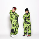 Kids Lime Tie Dye Snow Suit - Age 5 to 6