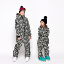 Kids Black Floral Snow Suit - Age 5 to 6 Kids Black Floral Snow Suit - Age 5 to 6