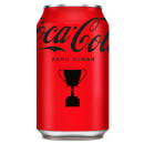 Coca-Cola Zero Sugar 330ml - Personalised Can - Exam Results Trophy - 4 Pack